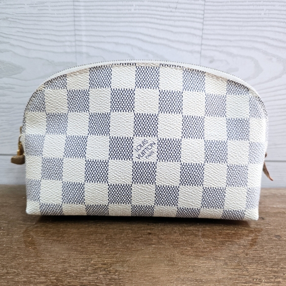 Louis Vuitton Damier Azur Cosmetic Pouch - Picture 1 of 10